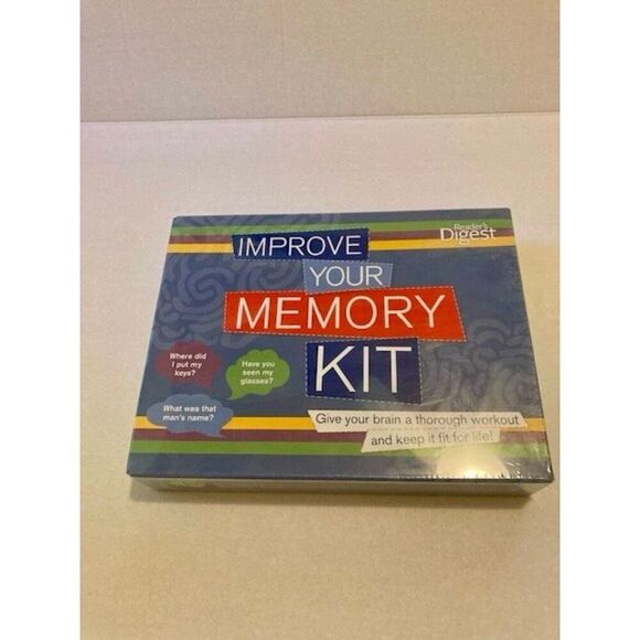 Reader's Digest Other - NEW Reader's Digest ‘Improve Your Memory Kit’ Game for Adults / Sealed Box